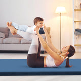 Foldable Camping Mattress with Foam Cushion and Carrying Bag for Living Room-Navy