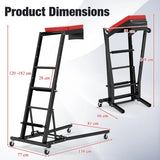 Foldable Topside Automotive Engine Creeper