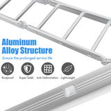 7-in-1 Folding Aluminum Ladder with Anti-Skid Pedal