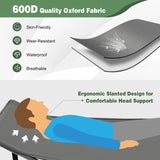 Foldable Camping Bed Heavy Duty Travel Bed 190 x 70 x 54 cm Grey