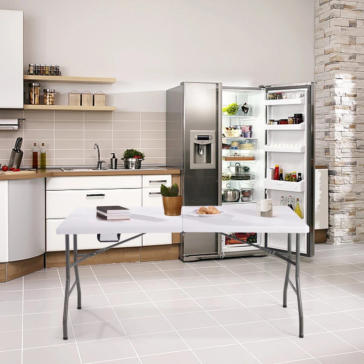 Folding tourist catering garden table