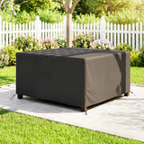 Outsunny Garden Furniture Cover, Waterproof Patio Furniture Cover with Air Vent, 420D Oxford Fabric, 125 x 125 x 74 cm, Black