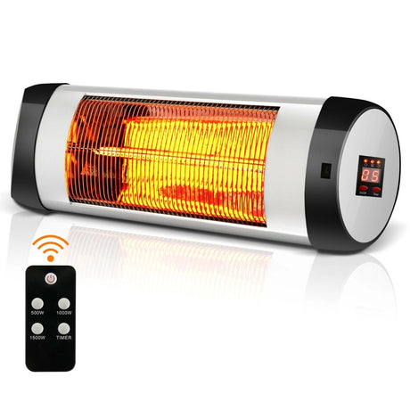 1500W Electric Infrared Heater with LED Display and Timer