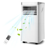 9000BTU Portable Air Conditioner with Remote Control and 24H Timer