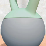 SPORTNOW 6KG Soft Kettlebell, Kettlebell with Non-Slip Handle for Home Gym, Weight Lifting, Strength Training, Green/Grey