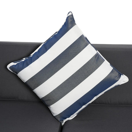 Outsunny Rattan Garden Sofa Set, 4-Seater Wicker Sectional for Garden, Grey