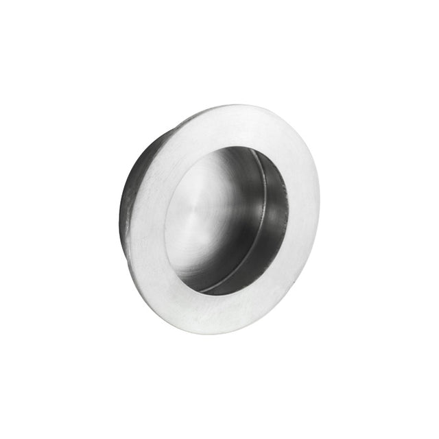 80MM DIA. - FLUSH PULL - CIRCULAR_x005F
 - SATIN STAINLESS STEEL - EACH