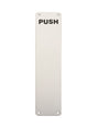 350 X 75MM - FINGER PLATE - PUSH - BRIGHT STAINLESS STEEL - EACH