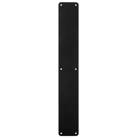 500 X 75MM - FINGER PLATE - PLAIN_x005F
 - MATT BLACK - EACH