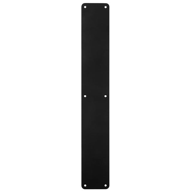 500 X 75MM - FINGER PLATE - PLAIN_x005F
 - MATT BLACK - EACH