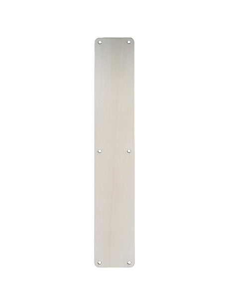 500 X 75MM - FINGER PLATE - PLAIN_x005F
 - SATIN STAINLESS STEEL - EACH