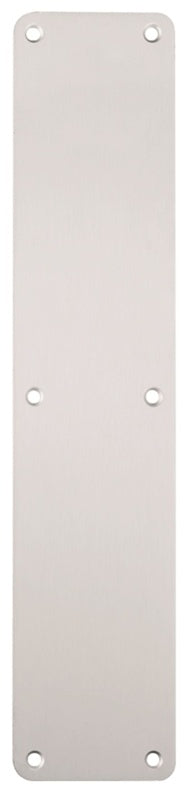 FINGER PLATE 300 X 75MM - PLAIN - SATIN ANODISED ALUMINIUM - EACH