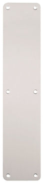 FINGER PLATE 300 X 75MM - PLAIN - SATIN ANODISED ALUMINIUM - EACH
