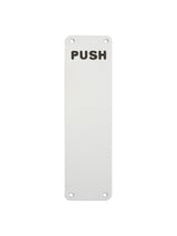 FINGER PLATE 300 X 75MM - PUSH - SATIN ANODISED ALUMINIUM - EACH