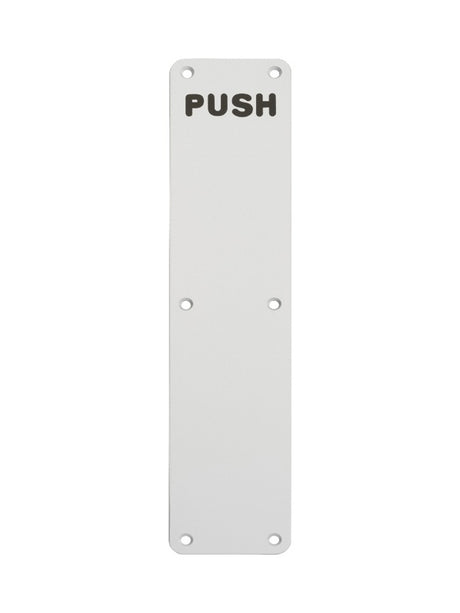 FINGER PLATE 350 X 75MM - PUSH - SATIN ANODISED ALUMINIUM - EACH
