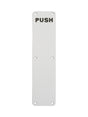 FINGER PLATE 350 X 75MM - PUSH - SATIN ANODISED ALUMINIUM - EACH