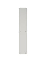 FINGER PLATE 500 X 75MM - PLAIN - SATIN ANODISED ALUMINIUM - EACH