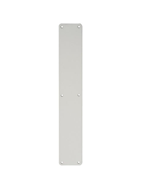 FINGER PLATE 500 X 75MM - PLAIN - SATIN ANODISED ALUMINIUM - EACH