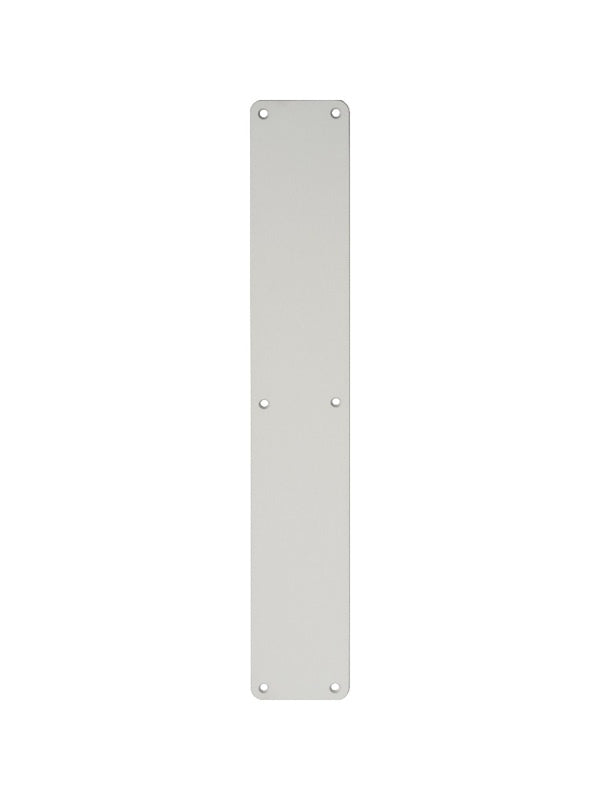 FINGER PLATE 500 X 75MM - PLAIN - SATIN ANODISED ALUMINIUM - EACH