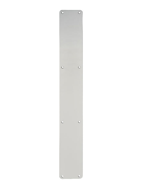 FINGER PLATE 650 X 75MM - PLAIN - SATIN ANODISED ALUMINIUM - EACH