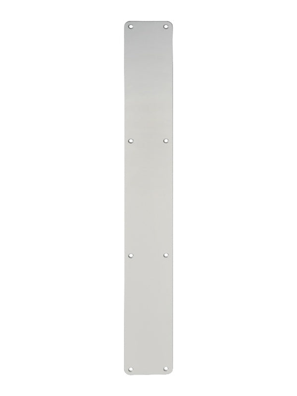 FINGER PLATE 650 X 75MM - PLAIN - SATIN ANODISED ALUMINIUM - EACH