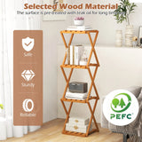 4-Tier Folding Plant Rack and Free Standing Shoe Rack