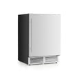 Freestanding Beverage Refrigerator 190 Cans Built-in Cooler-Silver