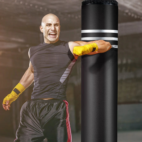1.75M Freestanding Punching Bag with Stand and Gloves for Adult Youth