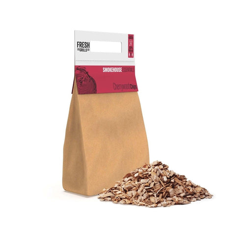 100% Pure BBQ Wood Smoker Chips for Pizza Ovens, Kamado Grills & BBQ Smokers  Eco-Friendly, Consistent Burn, Rich Smoky Flavour  2.8kg (15ltr)