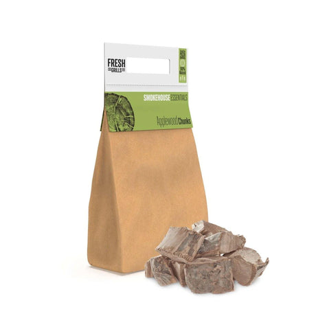 100% Pure Hardwood Chunks for Pizza Ovens, Kamado Grills & BBQ Smokers  Eco-Friendly, High Calorific Value, Consistent Burn  9kg (20ltr)