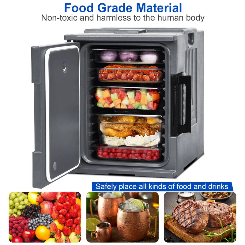 End Loading Insulated Food Pan Carrier Hot and Cold