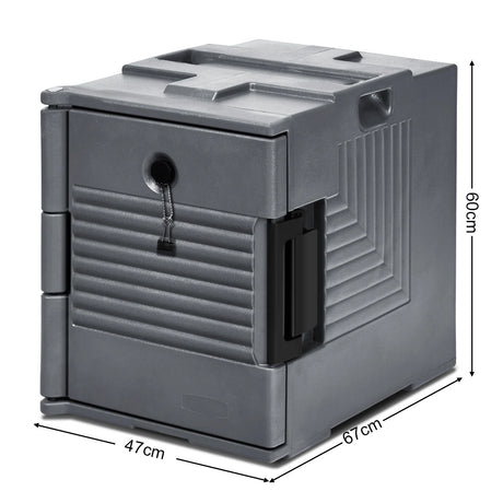End Loading Insulated Food Pan Carrier Hot and Cold
