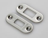 FOREND STRIKE & FIXINGS - TLD - RADIUS_x005F
 - BRIGHT STAINLESS STEEL - PACK