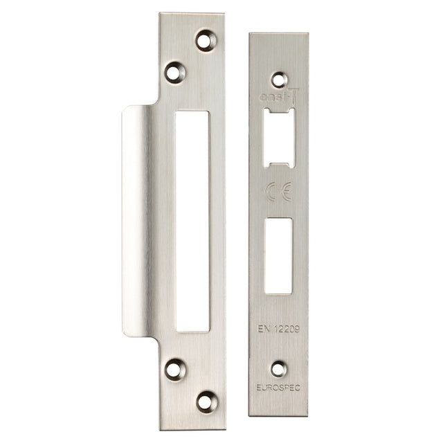 FOREND STRIKE & FIXINGS - BAS/ESS/LSS - SQUARE_x005F
 - SATIN STAINLESS STEEL - PACK