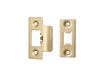 FOREND STRIKE & FIXINGS - TLS - SQUARE - STAINLESS BRASS - PACK