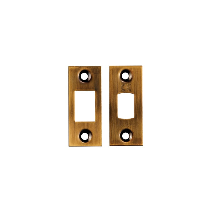 FOREND STRIKE & FIXINGS - TLD - SQUARE_x005F
 - ANTIQUE BRASS - PACK