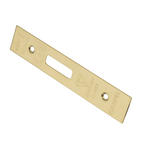 FOREND STRIKE & FIXING PACK TO SUIT BS CYLINDER DEADLOCK - STAINLESS BRASS - PACK