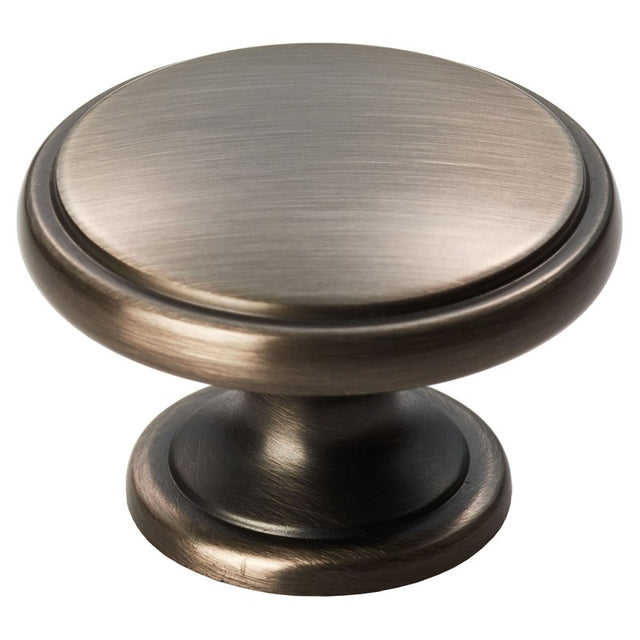 FTD OXFORD KNOB 38MM - GUN METAL - 25 ( 38 ) - EACH