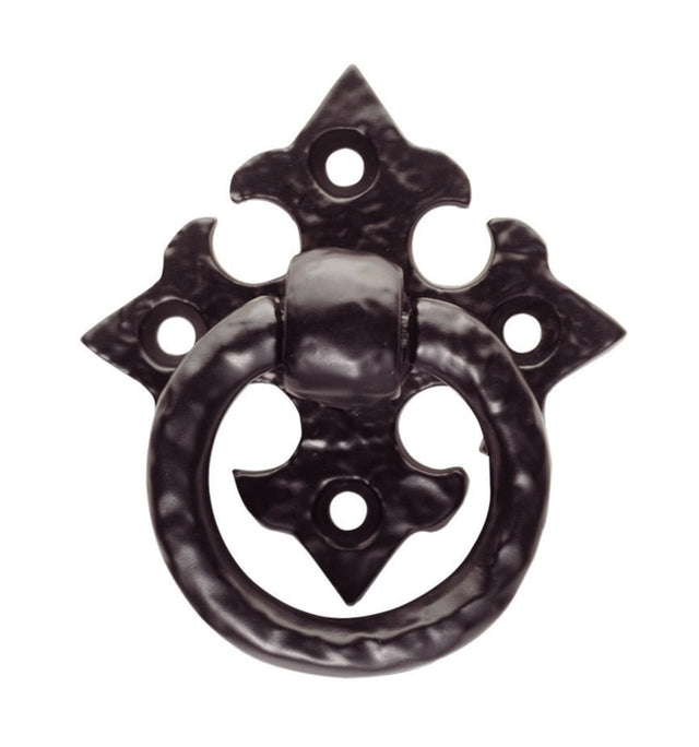 FTD RING PULL ON GOTHIC CROSS BACKPLATE 57 X 57MM - BLACK ANTIQUE - 59 ( 42.5 ) - EACH