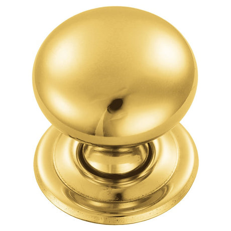 FTD HOLLOW VICTORIAN KNOB 38MM - POLISHED BRASS - 38 ( 37 ) - EACH