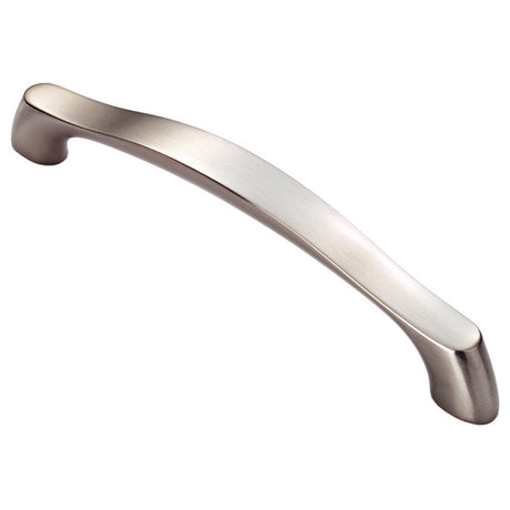 FTD CHUNKY ARCHED GRIP HANDLE 160MM C/C - SATIN NICKEL - 160 ( 194 ) - EACH