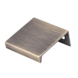 EDGE PULL - 40MM - ANTIQUE BRASS - EACH