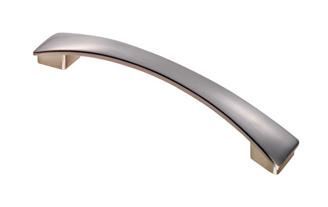 FTD VALETTA BOW HANDLE 160MM C/C - SATIN NICKEL - 160 ( 183 ) - EACH