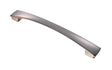 FTD VALETTA BOW HANDLE 192MM C/C - SATIN NICKEL - 192 ( 219 ) - EACH