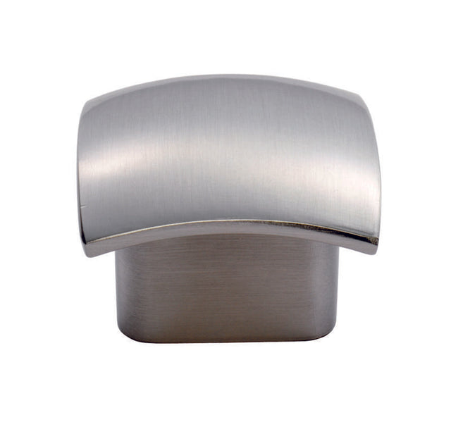 FTD HELIO CONVEX FACE KNOB 32MM - SATIN NICKEL - 15.5  ( 33 ) - EACH