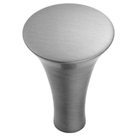 FTD TRUMPET KNOB (SMALLER BASE) 25MM - SATIN NICKEL - ( 25 ) - EACH