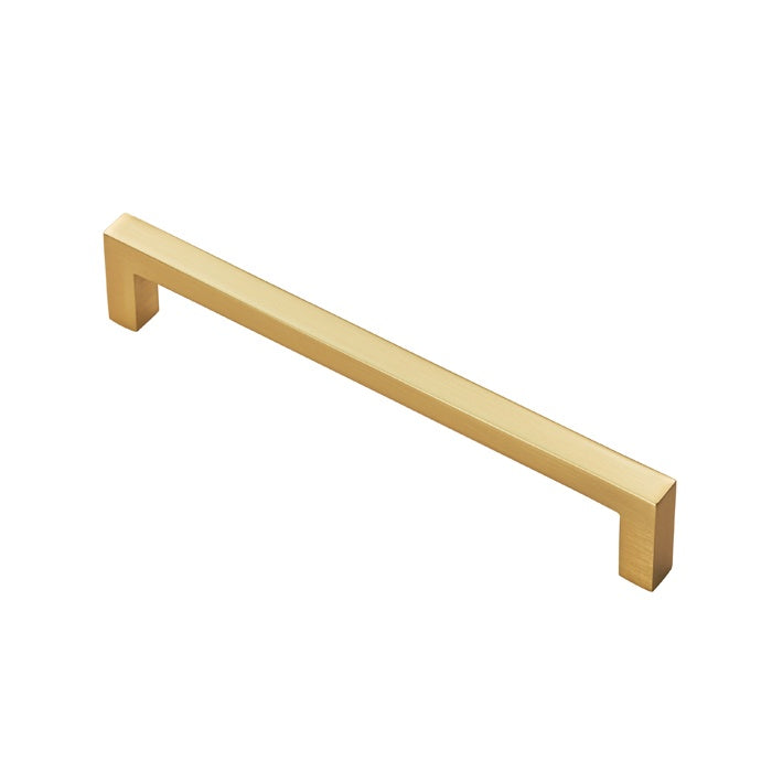 FTD BLOCK HANDLE 160MM C/C - SATIN BRASS - 160mm - EACH