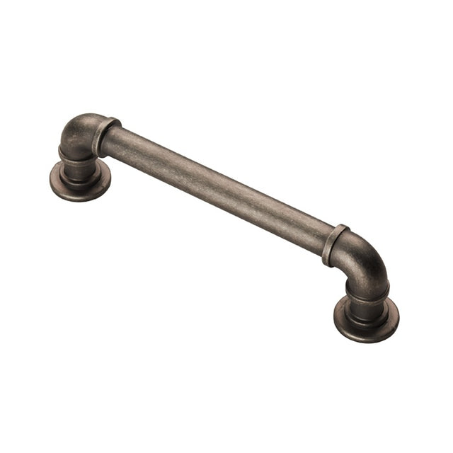 FTD PIPE HANDLE 128MM C/C - PEWTER - 128mm - EACH