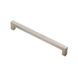 14MM DIA. MITRED LINEAR PULL HANDLE - 192MM C/C - BOLT THROUGH FIXING_x005F
 - SATIN STAINLESS STEEL - 192mm c/c - EACH