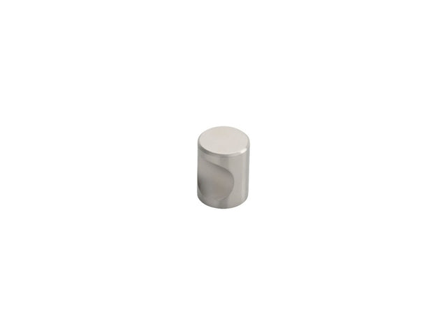 FTD STAINLESS STEEL CYLINDRICAL KNOB 16MM - STAINLESS STEEL - ( 16 ) - EACH